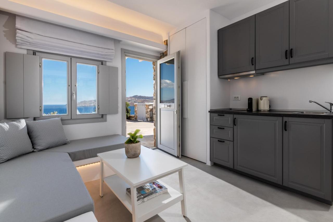 Aegean View Apartments Mykonos Agios Ioannis Diakoftis Экстерьер фото